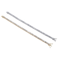 Hip Hop Single Row Zircon Tennis Chain Bracelet