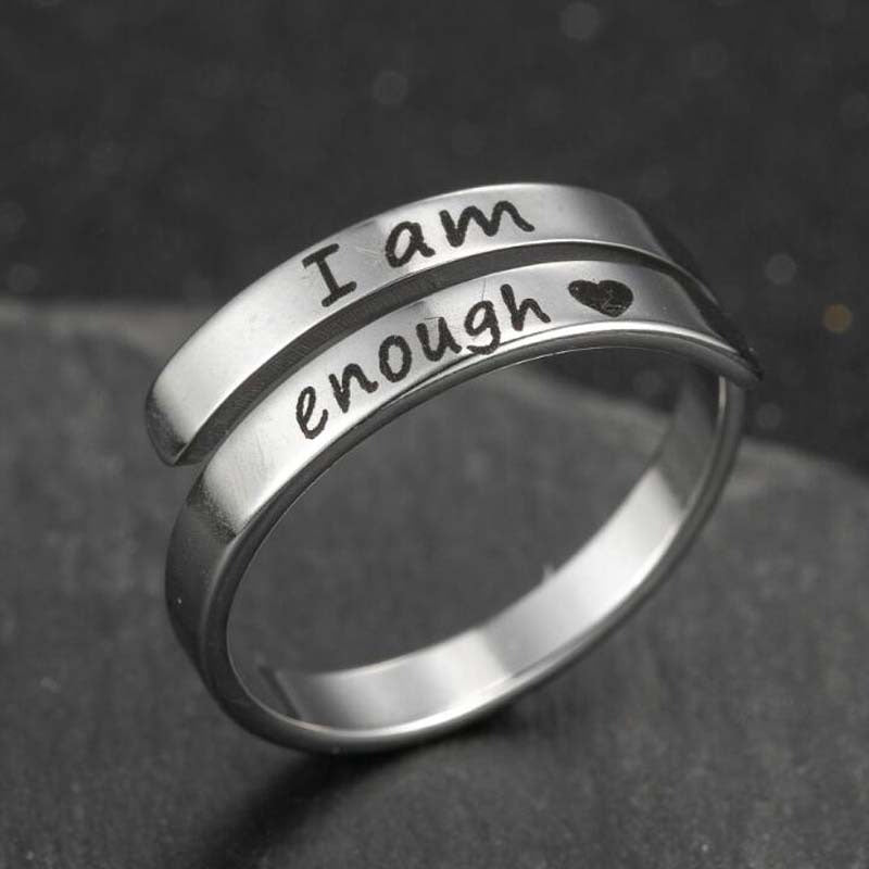 Retro Stainless Steel English Double Ring – 