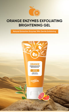Orange Exfoliating Whitening Gel for Skin Care
