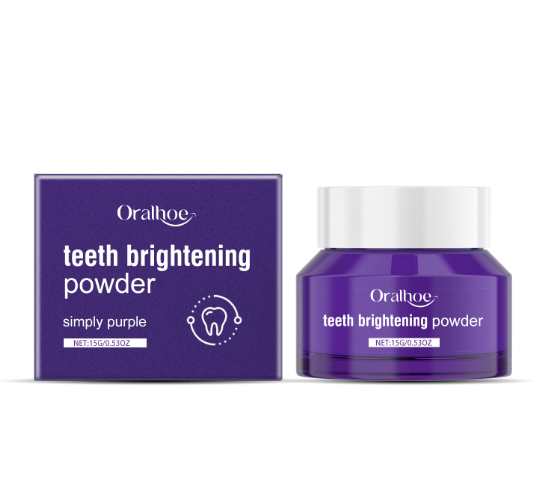 Oralhoe Purple Teeth Brightening Powder