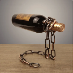 Floating Suspension Chain Wine Rack