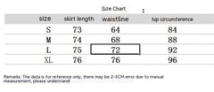 High Waist A-Line Corduroy Skirt for Women