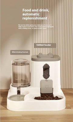 2-in-1 Automatic Pet Feeder & Water Dispenser